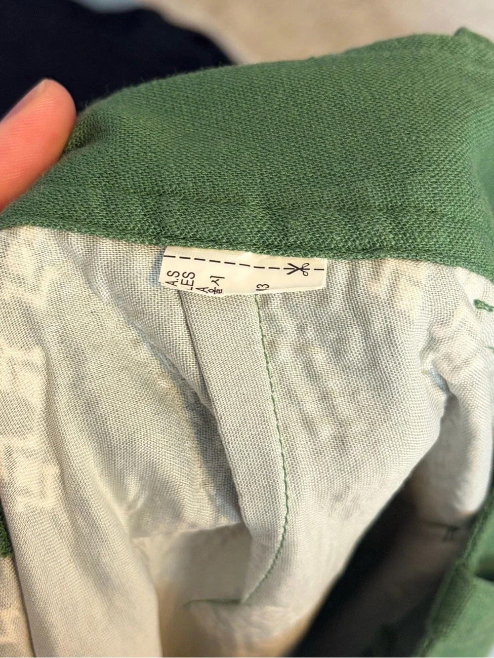 Zara High Waisted Embroidered Linen Blend Pants